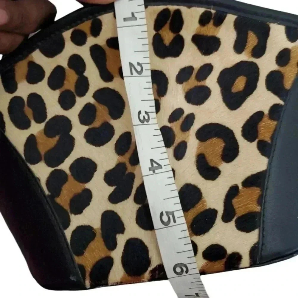 LE Voar Animal hair and natural leather Crossbody vintage bag - Picture 5 of 8